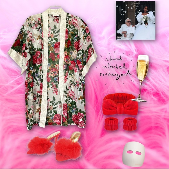 Floral Kimono Robe - Picture 3 of 3